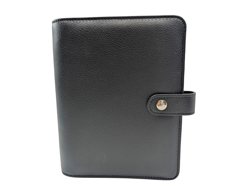 Textured Black B6 Ring Planner