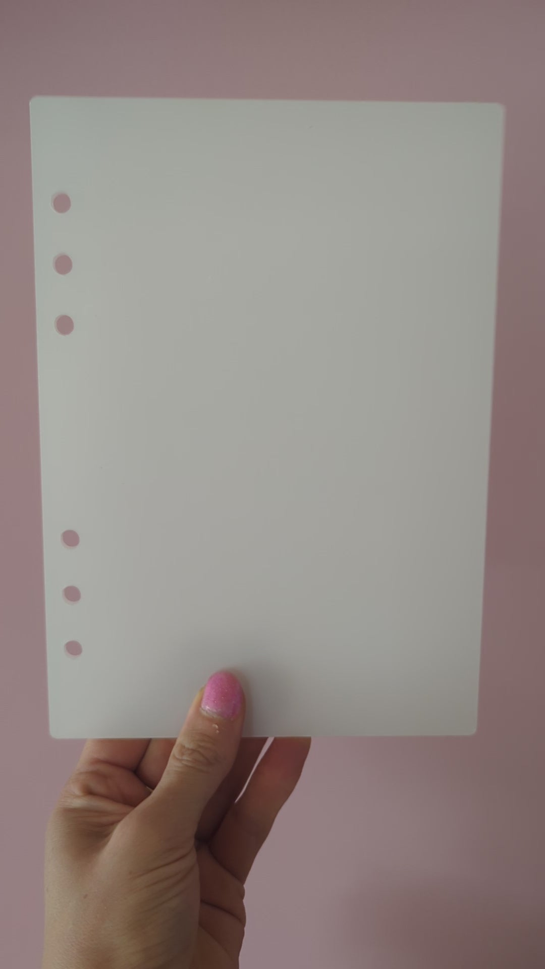 A5 Thick Perspex Dashboard/Page Lifter