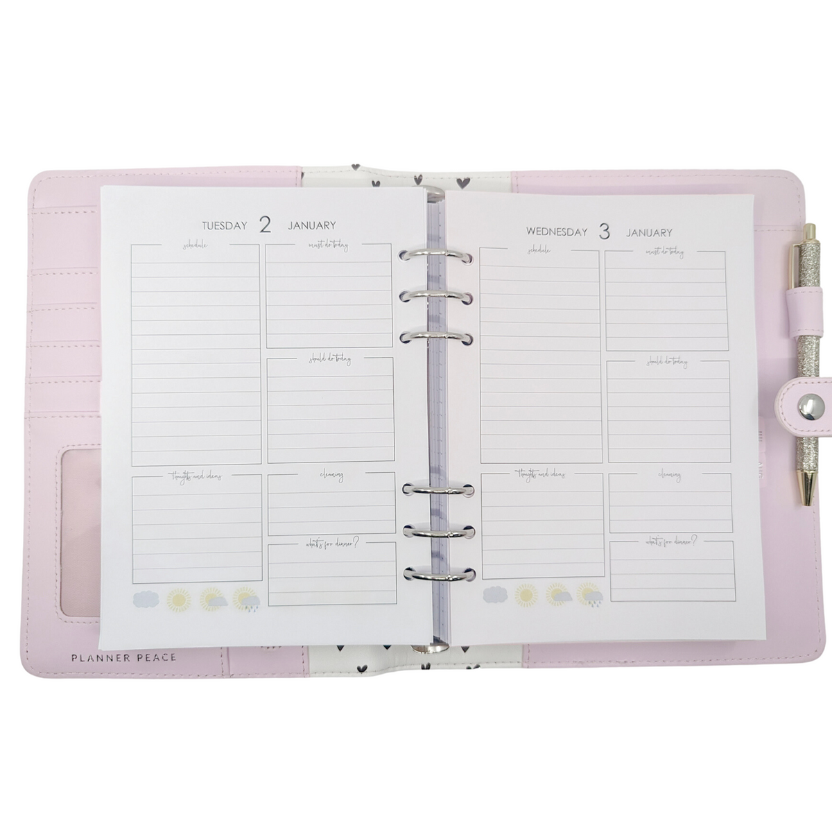 Activity Planner Personal Refill